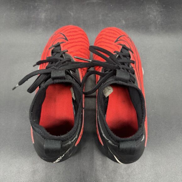 Nike Youth Phantom GX FG Academy Soccer Cleats Size 3.5Y Black Red DD9563-600 - Picture 5 of 7